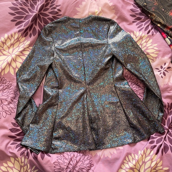Blackmilk shattered glass charcoal jacket - Picture 4 of 5